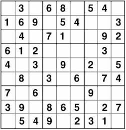 Судоку Простые и сложные судоку скачать и распечатать онлайн бесплатно