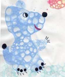 Рисуем мыльными пузырями Рисунки гуашью мыльными пузырями