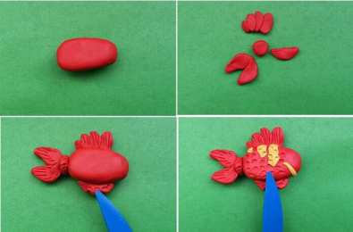 Лепим животных и природу Примеры поделок из пластилина с рыбами и птицами. Лепим животных