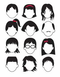 Дорисуй лицо ДОРИСУЙ «ПУСТЫЕ ЛИЦА»