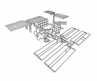 Космическая станция Раскраски с МКС. Международная космическая станция