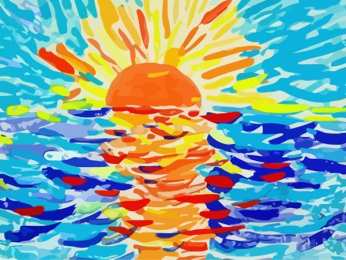 Лето дети рисуют как я провел лето. Детские рисунки про лето