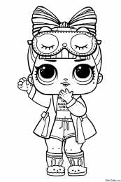 Куклы раскраски с куклами лол для девочек