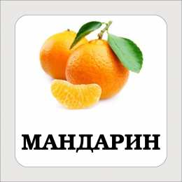 Фрукты Карточки с подписными фруктами. Скачать бесплатно.