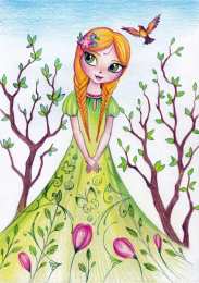 Весна дети рисуют про весну