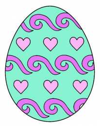  Аппликации яйца на пасху