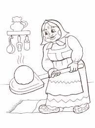  Распечатайте раскраску колобка для детей 3 лет