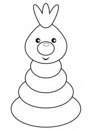 Для малышей Раскраски с пирамидкой