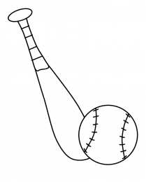 Спорт Раскраски про бейсбол