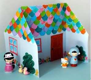  Поделки с домами. Как сделать дом из бумаги или картона
