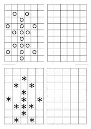  Задания где нужно нарисовать по образцу