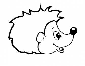 Животные по категориям Раскраски с ежами на спине у которых грибы яблоки или листья