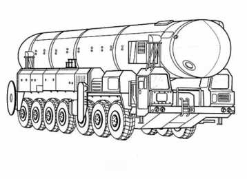 Техника Раскраски передвижных комплексов для запуска ядерных ракет