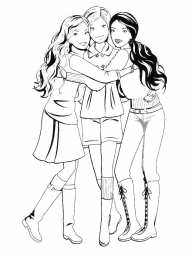  Три девочки