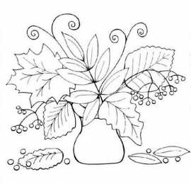  Раскраски про осень