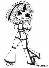  Раскраски OMG LOL surprise куклы из 2-ой серии