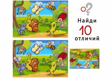 Найди 10 отличий 