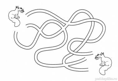 Лабиринты для детей 4-5 лет