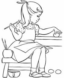 Пасхальные яйца и раскраски