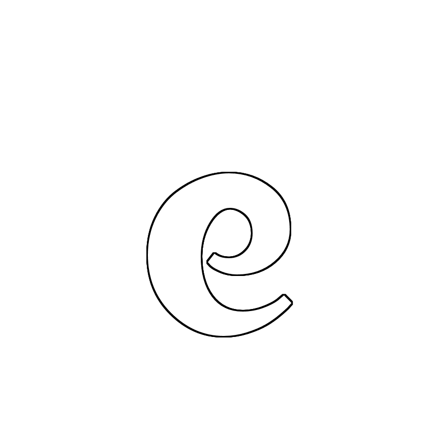 Буква е шаблон. Трафарет буквы e. Буква е прописная трафарет. Буква е маленькая. Красивая буква е маленькая.